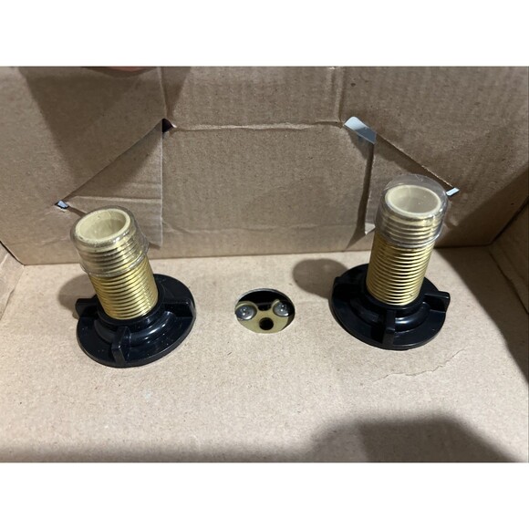 Glacier Bay Bathroom Faucet Brushed Nickel Brass Trim Finish Two Handles - Picture 11 of 16